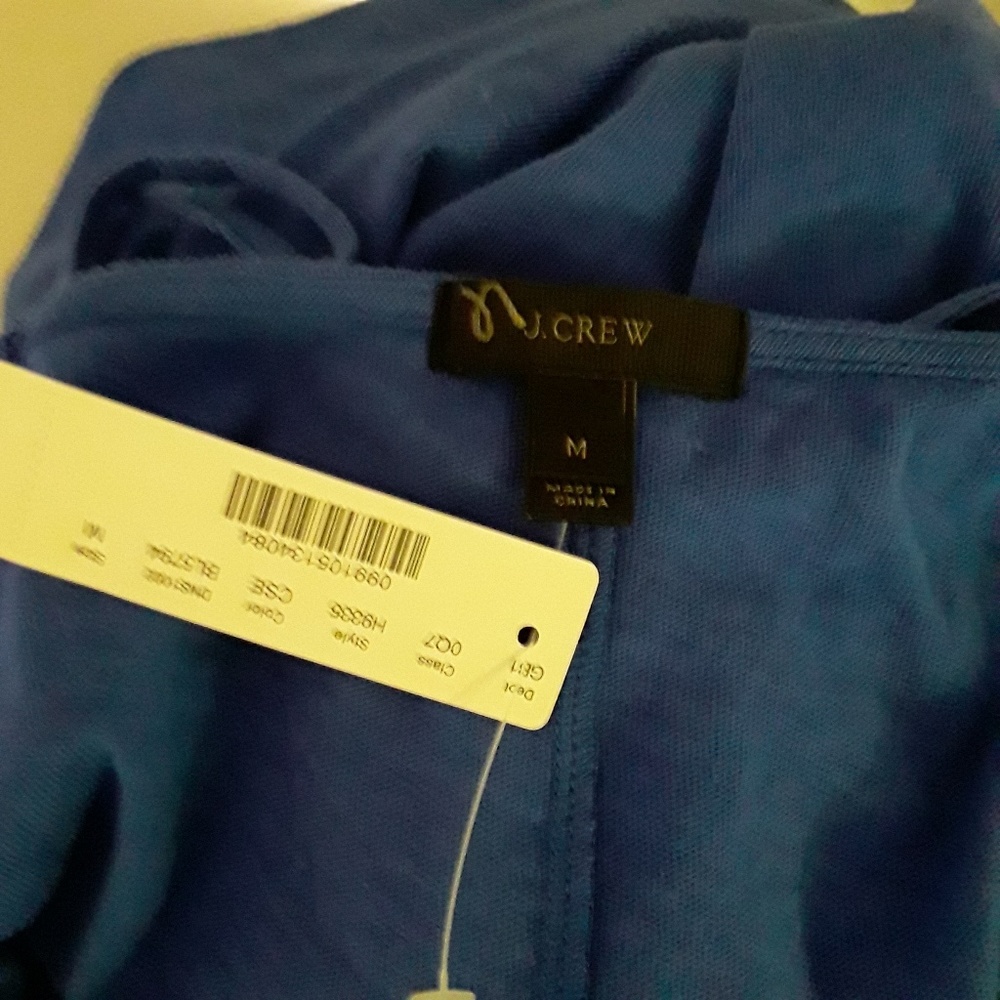 J CREW  Blue  dress Size M - Picture 5 of 8